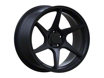Anovia Wheels Titan Satin Black Wheel; 18x8.5 (2024 Mustang EcoBoost w/o Performance Pack)