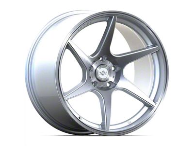Anovia Wheels Titan Brushed Wheel; Rear Only; 19x10; 22mm Offset (94-98 Mustang)