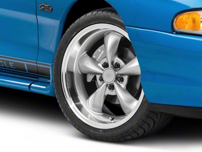 Deep Dish Bullitt Anthracite Wheel; 18x9 (94-98 Mustang)