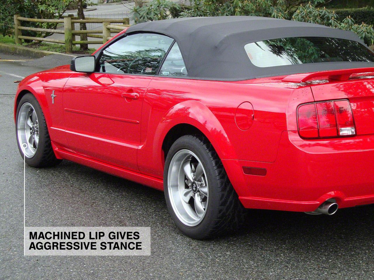 Mustang Deep Dish Bullitt Anthracite Wheel; 18x9; 30mm Offset (05