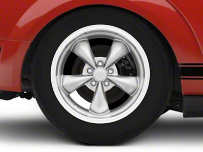 Deep Dish Bullitt Anthracite Wheel; Rear Only; 18x10 (05-09 Mustang GT, V6)