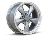 Bullitt Anthracite Wheel; 17x9 (87-93 Mustang w/ 5-Lug Conversion)