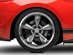 Deep Dish Bullitt Anthracite Wheel; Rear Only; 20x10 (15-23 Mustang EcoBoost w/o Performance Pack, V6)