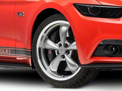 Deep Dish Bullitt Anthracite Wheel; 20x8.5; 38mm Offset (15-23 Mustang EcoBoost w/o Performance Pack, V6)