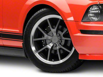 FR500 Style Anthracite Wheel; 18x9 (05-09 Mustang)