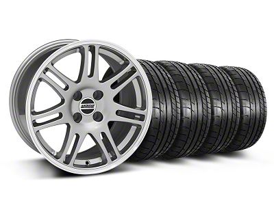 17x9 10th Anniversary Cobra Style Wheel & Mickey Thompson Street Comp Tire Package (87-93 Mustang, Excluding Cobra)