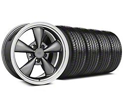 18x8 Bullitt Wheel & Pirelli All-Season P Zero Nero Tire Package (05-10 Mustang GT; 05-14 Mustang V6)