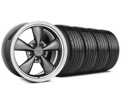 18x8 Bullitt Wheel & Pirelli All-Season P Zero Nero Tire Package (05-10 Mustang GT; 05-14 Mustang V6)