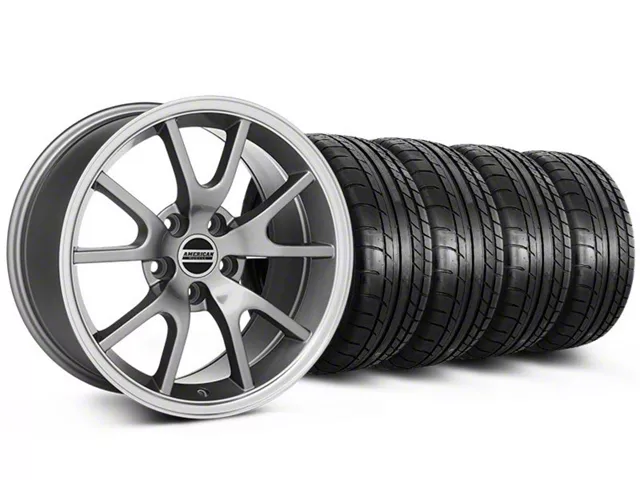 17x9 FR500 Style Wheel & Mickey Thompson Street Comp Tire Package (99-04 Mustang)