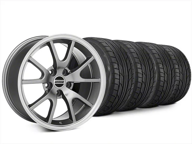 20x8.5 FR500 Style Wheel & NITTO High Performance NT555 G2 Tire Package (15-23 Mustang GT, EcoBoost, V6)