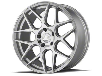 Aodhan AFF2 Gloss Silver Machined Face Wheel; 19x8.5; 35mm Offset (05-09 Mustang)