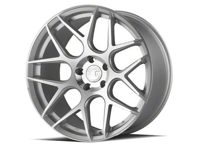 Aodhan AFF2 Gloss Silver Machined Face Wheel; 19x9.5; 35mm Offset (05-09 Mustang)