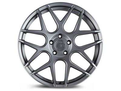 Aodhan AFF2 Matte Gray Wheel; 19x8.5; 35mm Offset (05-09 Mustang)