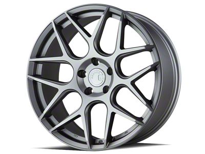 Aodhan AFF2 Matte Gray Wheel; 20x9; 32mm Offset (05-09 Mustang)