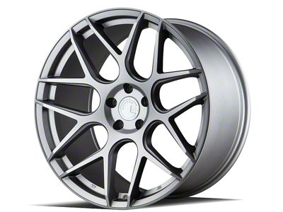 Aodhan AFF2 Matte Gray Wheel; Rear Only; 20x10.5; 45mm Offset (05-09 Mustang)