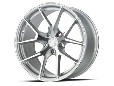 Aodhan AFF7 Gloss Silver Machined Face Wheel; 20x9; 30mm Offset (05-09 Mustang)