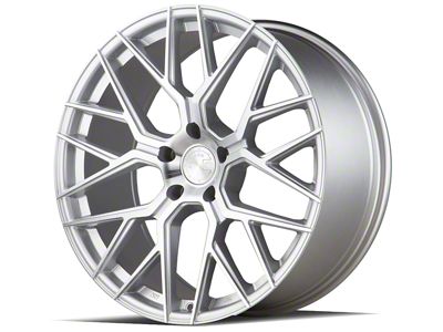Aodhan AFF9 Gloss Silver Machined Face Wheel; 20x9; 30mm Offset (05-09 Mustang)