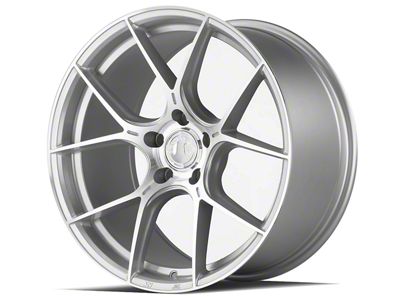 Aodhan AH-11 Gloss Silver Machined Face Wheel; 18x9.5; 35mm Offset (05-09 Mustang)