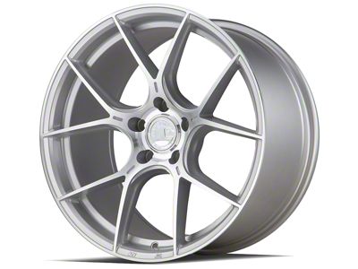 Aodhan AH-11 Gloss Silver Machined Face Wheel; 19x8.5; 35mm Offset (05-09 Mustang)