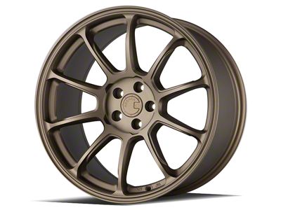 Aodhan AH06 Textured Bronze Wheel; 18x9; 30mm Offset (05-09 Mustang GT, V6)