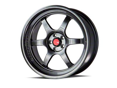 Aodhan AH08 Hyper Black Wheel; 18x8.5; 35mm Offset (05-09 Mustang GT, V6)