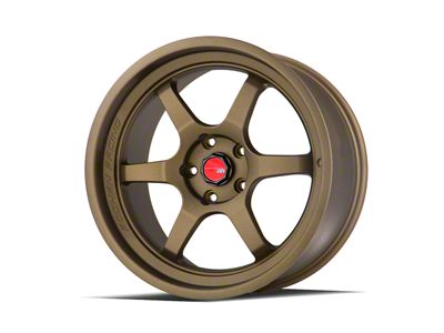 Aodhan AH08 Textured Bronze Wheel; 18x8.5; 35mm Offset (05-09 Mustang GT, V6)