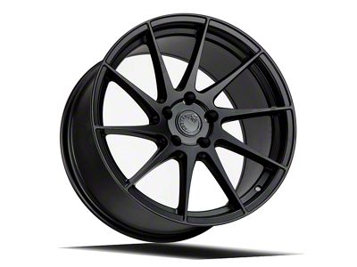 Aodhan AH09 Matte Black Wheel; Driver Side; 18x8.5; 35mm Offset (05-09 Mustang GT, V6)