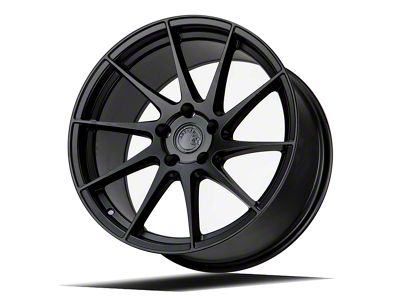 Aodhan AH09 Matte Black Wheel; Passenger Side; 18x8.5; 35mm Offset (05-09 Mustang GT, V6)