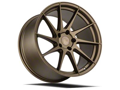 Aodhan AH09 Matte Bronze Wheel; Driver Side; 18x9.5; 35mm Offset (05-09 Mustang)