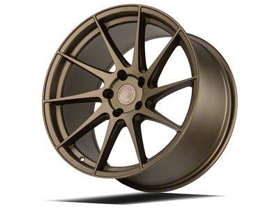 Aodhan AH09 Matte Bronze Wheel; Passenger Side; 18x9.5; 35mm Offset (05-09 Mustang)