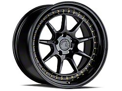 Aodhan DS-X Gloss Black with Gold Rivets Wheel; 19x9.5; 30mm Offset (05-09 Mustang)