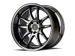 Aodhan DS02 Black Vacuum Wheel; Rear Only; 19x11; 22mm Offset (05-09 Mustang)