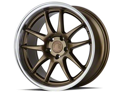 Aodhan DS02 Bronze with Machined Lip Wheel; 19x8.5; 35mm Offset (05-09 Mustang)