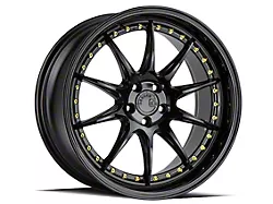 Aodhan DS07 Gloss Black with Gold Rivets Wheel; 19x8.5 (05-09 Mustang)