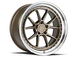 Aodhan DS08 Bronze with Machined Lip Wheel; Rear Only; 19x11; 22mm Offset (05-09 Mustang)
