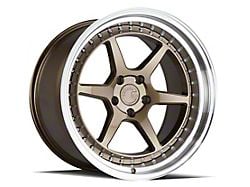 Aodhan DS09 Bronze with Machined Lip Wheel; Rear Only; 19x11; 15mm Offset (05-09 Mustang)
