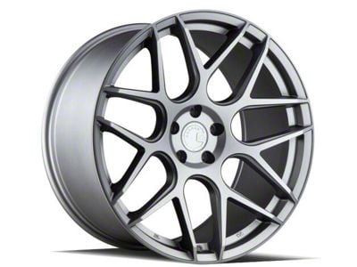 Aodhan AFF2 Matte Gray Wheel; Rear Only; 20x10.5 (10-15 Camaro)