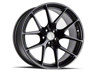 Aodhan AFF7 Matte Black Wheel; Rear Only; 20x10.5; 35mm Offset (10-15 Camaro)