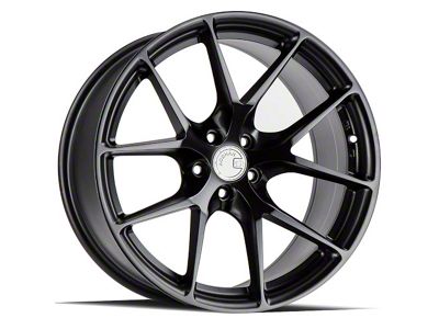 Aodhan AFF7 Matte Black Wheel; Rear Only; 20x10.5 (10-15 Camaro)