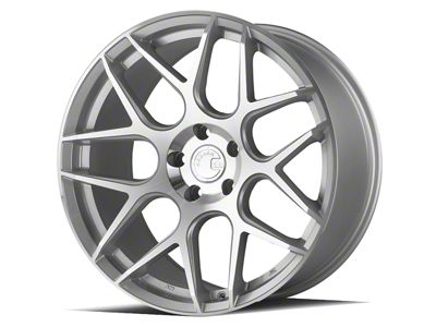 Aodhan AFF2 Gloss Silver Machined Face Wheel; 19x9.5; 35mm Offset (10-14 Mustang)