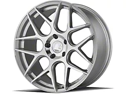 Aodhan AFF2 Gloss Silver Machined Face Wheel; 20x9; 32mm Offset (10-14 Mustang)