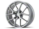 Aodhan AFF7 Gloss Silver Machined Face Wheel; 19x8.5; 35mm Offset (10-14 Mustang)
