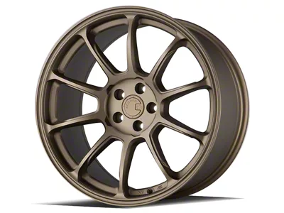 Aodhan AH06 Textured Bronze Wheel; 18x9; 30mm Offset (10-14 Mustang GT w/o Performance Pack, V6)