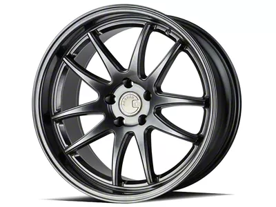 Aodhan DS02 Hyper Black Wheel; 18x9.5; 30mm Offset (10-14 Mustang)