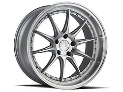 DS07 Silver with Machine Face Wheel; 19x9.5; 30mm Offset (10-14 Mustang, Excluding 13-14 GT500)