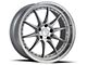 Aodhan DS07 Silver with Machine Face Wheel; 19x9.5 (10-14 Mustang)
