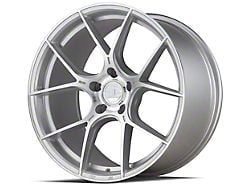 Aodhan AH-11 Gloss Silver Machined Face Wheel; 19x8.5; 35mm Offset (15-23 Mustang GT, EcoBoost, V6)