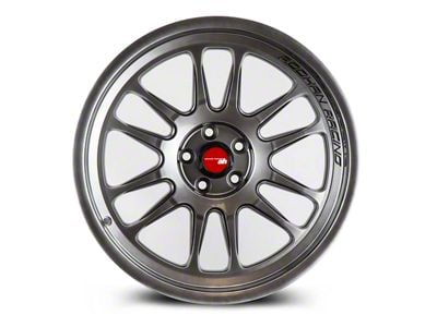 Aodhan AH07 Hyper Black Wheel; 18x9.5; 30mm Offset (15-23 Mustang GT, EcoBoost, V6)