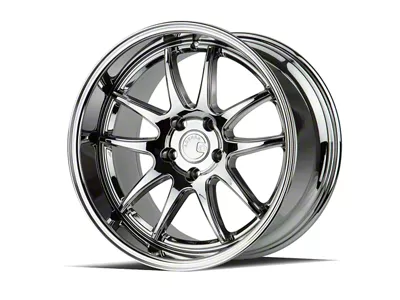 Aodhan DS02 Vacuum Chrome Wheel; Rear Only; 18x10.5; 15mm Offset (15-23 Mustang)