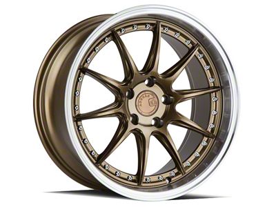 Aodhan DS07 Bronze with Machine Lip Wheel; 19x8.5 (15-23 Mustang GT, EcoBoost, V6)